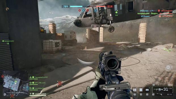 El control del helic�ptero se ha modificado, pero sigue siendo un reto para los principales.