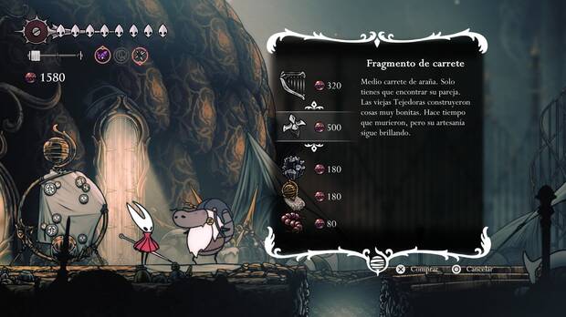 Hollow Knight Silksong - Localización del fragmento de carrete 18
