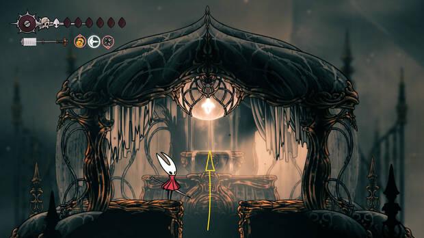 Hollow Knight Silksong - Localización del fragmento de carrete 15