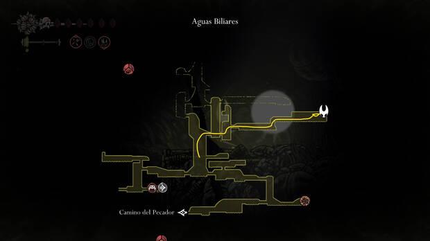 Hollow Knight Silksong - Localización del fragmento de máscara 12