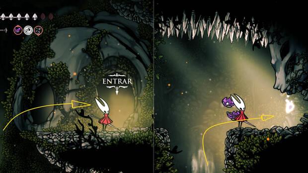 Hollow Knight Silksong - Cómo conseguir el fragmento de máscara 13