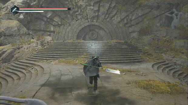 Hell is Us - Llanura de la Bruma, puerta de las ruinas donde se usa la Serpiente de dos cabezas