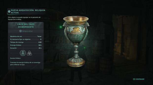 Hell is Us - Reliquias, Cliz del caos desbordante