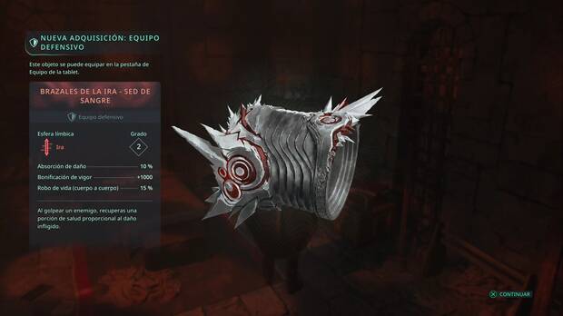 Hell is Us - Equipo defensivo, Brazales de la ira - Sed de sangre