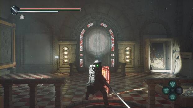 Hell is Us - Jeljin, puerta por la que salir de la iglesia para comprobar la zona trasera