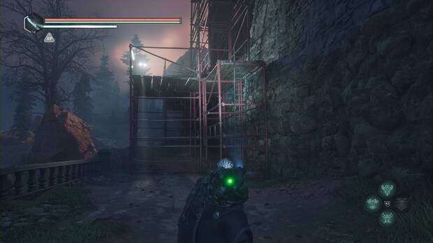 Hell is Us - Jeljin, andamios por los que subir al tejado de la iglesia