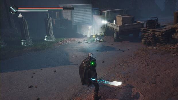 Hell is Us - Jeljin, ubicacin del cuerpo con las Llaves de la gra en el patio cerrado de la iglesia