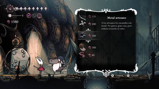 Hollow Knight Silksong - Cómo conseguir Metal artesano 07