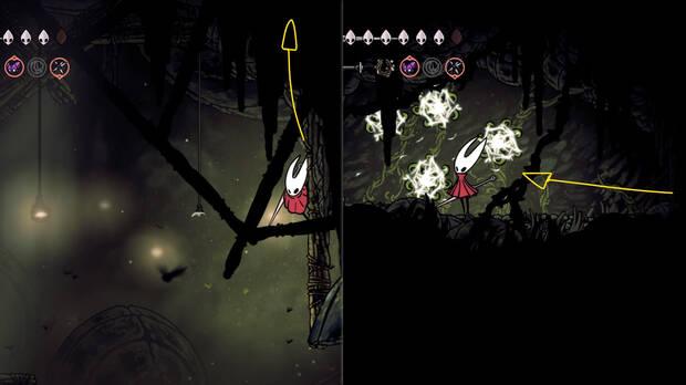 Hollow Knight Silksong - Sitio secreto para recuperar seda antes del jefe final Groal el Grande