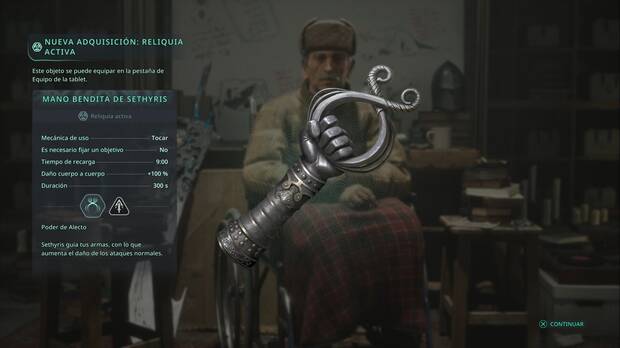 Hell is Us - Reliquias, Mano bendita de Sehyris