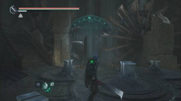 Hell is Us - La Forja Límbica, Cascada entre las ruedas de agua en la pared norte de la Forja Límbica