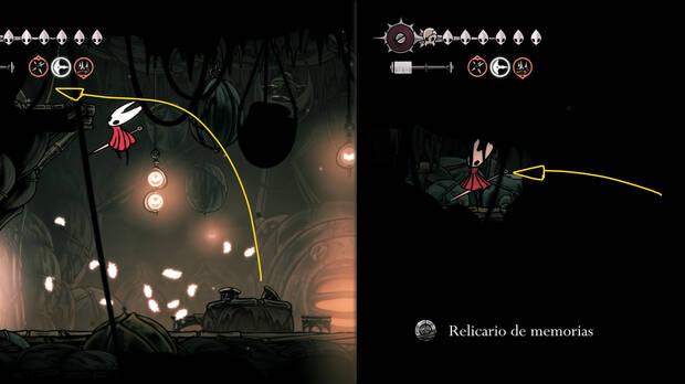 Hollow Knight Silksong - Cómo conseguir Relicario de memorias 11