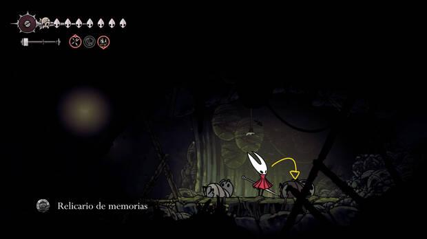 Hollow Knight Silksong - Cómo conseguir Relicario de memorias 13