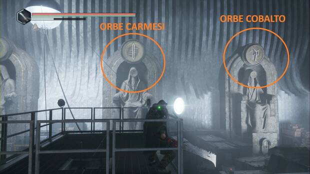 Hell is Us - El Ojo de Dios, estatuas de la pared norte