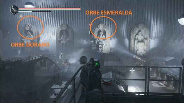 Hell is Us - El Ojo de Dios, estatuas de la pared sur