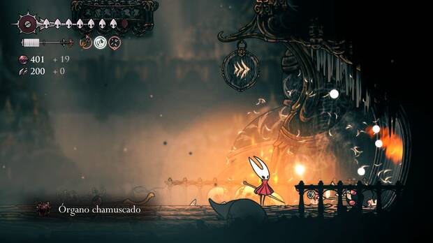 Hollow Knight Silksong - Cmo conseguir rganos chamuscados en la misin Festn para la prole