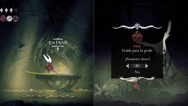 Hollow Knight Silksong - Dónde se desbloquea la misión Festín para la prole