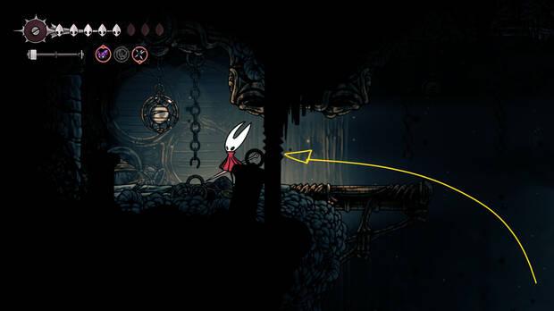 Hollow Knight Silksong - Cómo conseguir el fragmento de máscara 14