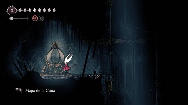 Hollow Knight Silksong - Dónde conseguir el mapa de la Cuna