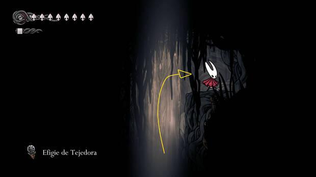 Hollow Knight Silksong - Cómo conseguir la Efigie de Tejedora 03