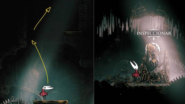 Hollow Knight Silksong - Cmo llegar hasta la sala del autmata Segundo Centinela para despertarlo con el Corazn Mecnico