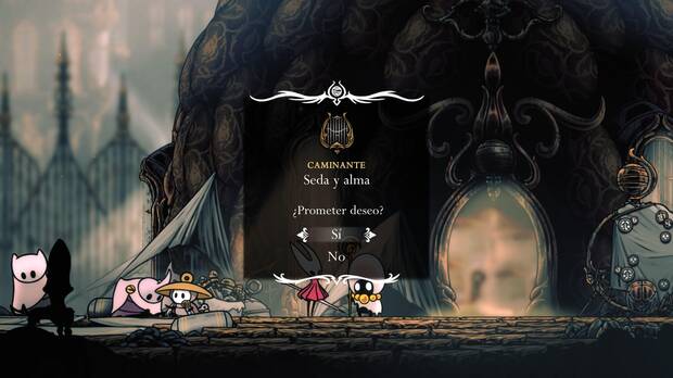 Hollow Knight Silksong - Dónde se desbloquea la misión Seda y alma