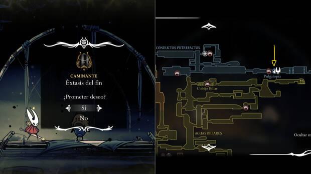 Hollow Knight Silksong - Dónde se desbloquea la misión Éxtasis del fin y localización