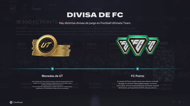 Gua de Ultimate Team en EA Sports FC 26: Las divisas principales de UT 26