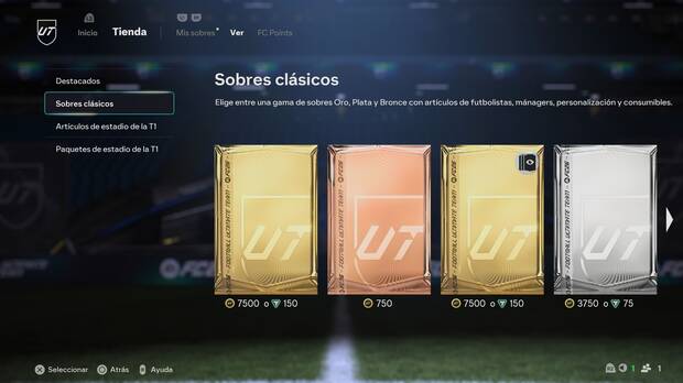 EA Sports FC 26 UT - Cómo conseguir sobres