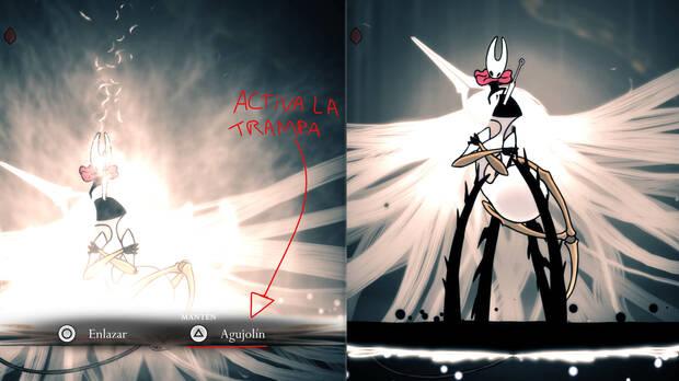 Hollow Knight Silksong - Cómo crear y usar la trampa anímica para desbloquear el final Atadura de seda