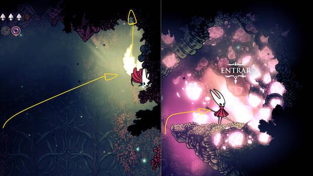 Hollow Knight Silksong - Cómo entrar en el Nido Volt para encontrar al jefe final Voltvyrm