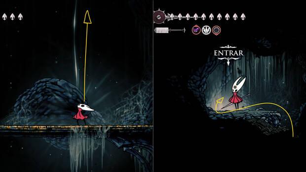 Hollow Knight Silksong - Cmo llegar hasta el Seor Seta ms arriba de la Cuna en la misin Cambio de era