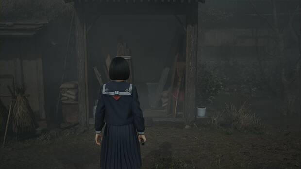 Silent Hill f - Ebisugaoka (II), ubicación de una hoz al este del hokora del cruce del este