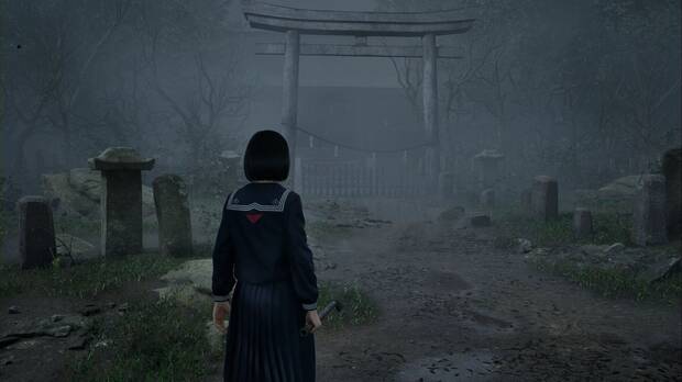 Silent Hill f - Ebisugaoka (II), puerta del santuario de Sennensugi