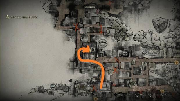 Silent Hill f - Ebisugaoka (II), ruta hasta el buzón de la casa de Sakuko