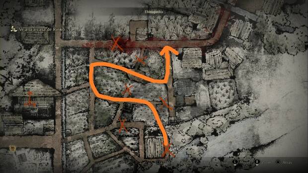 Silent Hill f - Ebisugaoka (II), ruta para salir de los campos de maíz