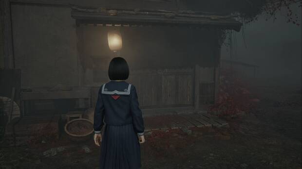 Silent Hill f - Ebisugaoka (II), puerta cerrada al nordeste de los campos de maíz