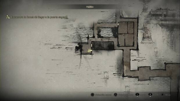 Silent Hill f - Pasillos, ubicación del ema #3 en la esquina suroeste de los Pasillos