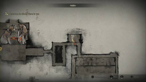 Silent Hill f - Pasillos, habitación al este de la puerta sagrada donde está el omamori Halcón