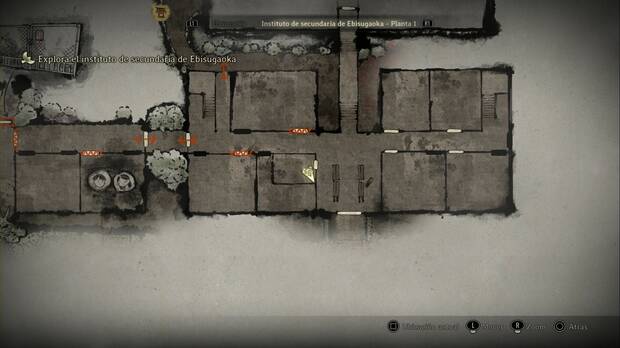 Silent Hill f - Instituto de secundaria de Ebisugaoka, oficina en la zona sur de la planta baja