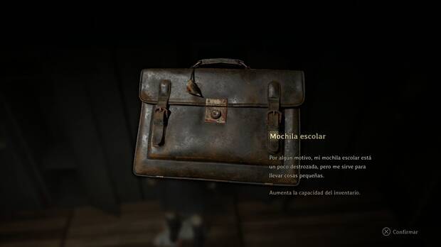 Silent Hill f - Mejoras de inventario, Mochila escolar