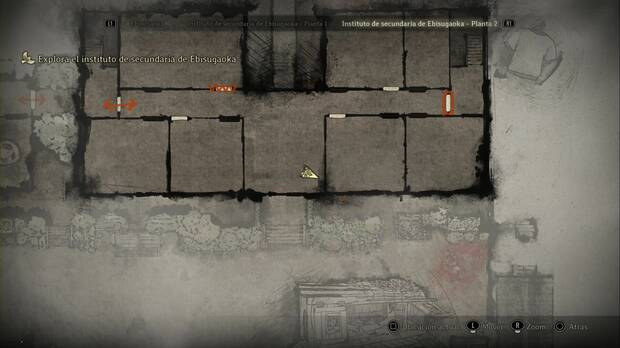 Silent Hill f - Instituto de secundaria de Ebisugaoka, ubicación del Peine antiguo en la zona amplia de la segunda planta del instituto