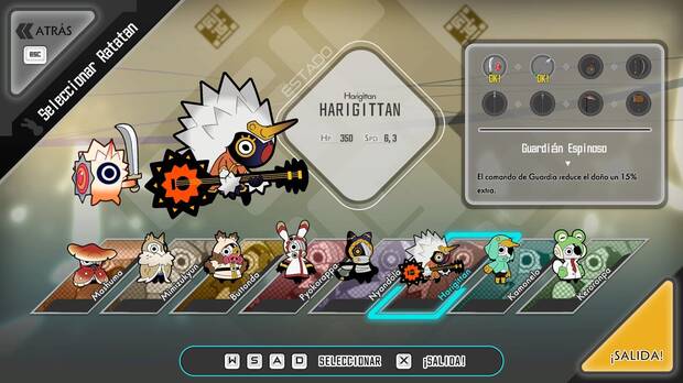 Cada Ratatan va orientado a un estilo de juego. Prueba cu�l se adapta mejor a tu estrategia.