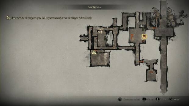Silent Hill f - Sala de culto, ubicacin del primer destino en la zona oeste de la Sala de culto