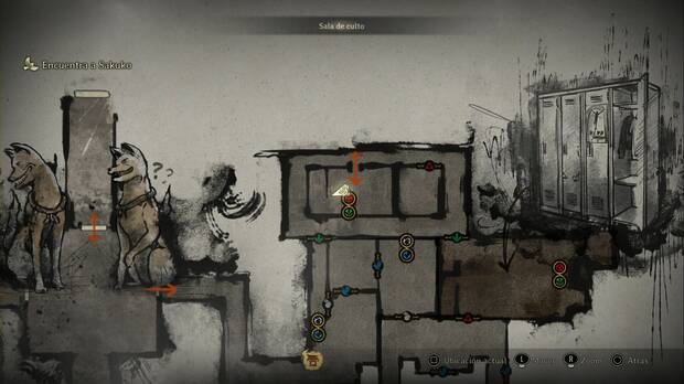 Silent Hill f - Sala de culto, ubicacin de la tercera estatua de la parte este y el Diario de Sakuko (2)