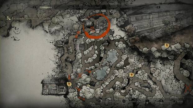 Silent Hill f - Ebisugaoka (IV), punto al que hay que llegar huyendo del monstruo de la niebla