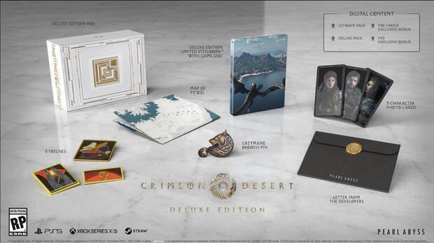 Ediciones Crimson Desert para coleccionistas y su precio en Espaa