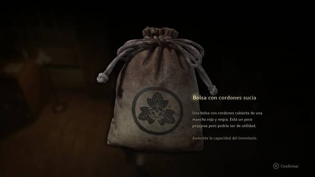 Silent Hill f - Mejoras de inventario, Bolsa con cordones sucia
