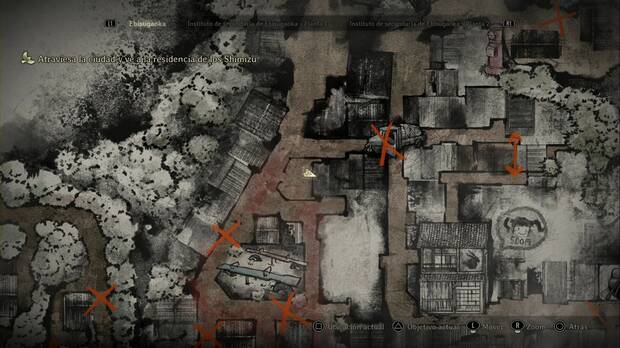 Silent Hill f - Ebisugaoka (V), ubicacin de la Carta de una madre estricta (2) en el patio de la primera casa al norte del parque