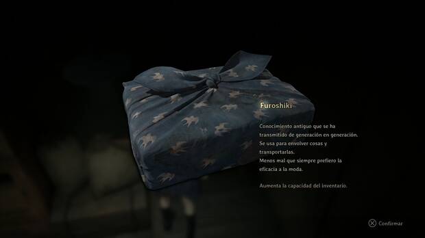 Silent Hill f - Mejoras de inventario, Furoshiki